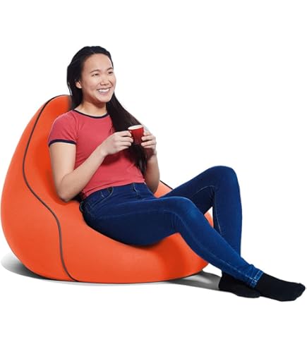 Amazon.co.jp: Yogibo Pyramid (ヨギボー ピラミッド) キャロット 座椅