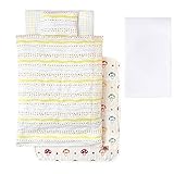 【セット買い】Hoppetta tanta＋champignon 6重ガーゼケット クリーンくるマット お布団セット