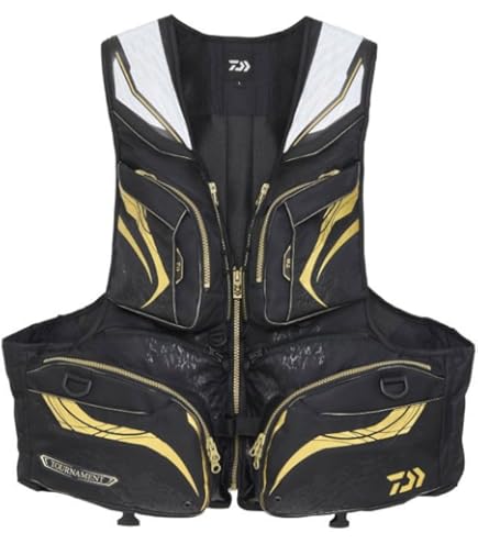 Amazon | 釣研(TSURIKEN) フローティングべストTV251 L ブラック