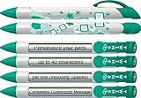 Babyペンby Greeting pen- Personalized Birth Announcement pens-ベビーTwins回転メッセージペン100パック( p-bp-28 – 100 )