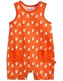 [Vaenait Baby]100%綿ベビー服ロンパースつなぎ肌着カバーオールフード付き Bodysuit Coolcool Fox L
