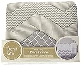 Trend Lab Chevron 3 Piece Crib Bedding Set, Blue Taffy by Trend Lab [並行輸入品]