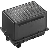 三栄水栓 屋外水栓 散水栓ボックスセット 共用散水栓付 フタ(黒) R81-93S-D