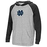 Notre Dame Fighting Irish Youth NCAA One Eyedラグラン長袖フード付きプルオーバー – チームカラー、 XL