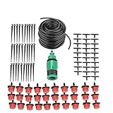 散水ノズル 自動散水ホース 自動灌漑システム 自動散水 噴霧灌漑セット 水を節約 ガーデニング/芝生/庭園/観葉植物/鉢植え　(25ｍ)