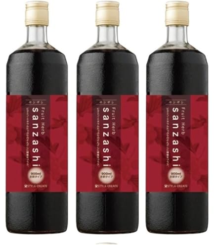 Amazon.co.jp: フルーツハーブ さんざし(き釈用) 900ml 希釈タイプ 3本 