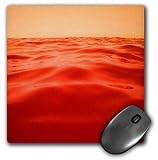3drose LLC 8 x 8 x 0.25インチマウスパッド、深いオレンジSunrise (MP 76966 _ 1 )