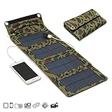 ランフィー　携帯電話の GPS カメラのための 7w 5.5 v ポータブル折りたたみソーラーパネル USB 充電器モバイル電源