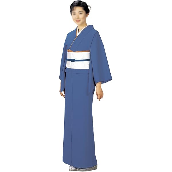 Amazon | [日本の踊り] 仕立上り色無地着物【単衣】洗える着物