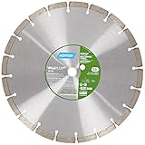 Norton Valuplus SS High Speed Diamond Blade, 1" Arbor, Waterproof, 14" Diameter x 0.125" Thickness, 