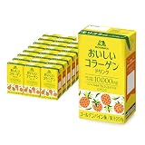 森永製菓 おいしいコラーゲンドリンク 125ml 12本 ゴールデンパイン味 モリコラ コラーゲンペプチド コラーゲン ドリンク 飲料 （ゴールデンパイン, 12）