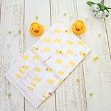 えくぼちゃん(ekubochan) 日本製 ガーゼハンカチ5枚セット(アヒルさん柄)