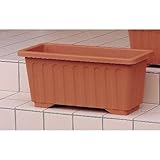 リッチェル 深型プランター 45T 450×220×230H ブラウン