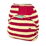 TotsBots Bamboozle Stretch Nappy (Size 1, Berry) by Tots Bots