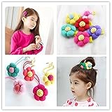 【爱莉セレクトショップ】ヘアゴム10点セット カラフル ア クセサリー 子供 レディース 髪飾り カラフル 髪留め 可愛い ヘアクリップ 子供も通用 キッズ 髪留め ヘアバンド ヘアピン 子供髪飾り 