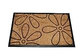 セフティー3 ガーデンマット ヤシ繊維 45×75cm 厚さ22mm 花柄 SGM-2