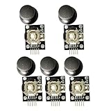 B Baosity 5pcs　5ピン 　XY二軸 　ジョイスティックモジュール　Arduino用　ゲームコントローラ
