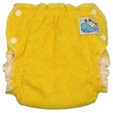 Mother-ease Sandy's Cloth Diaper (Newborn (6-12 lbs), Yellow) by Mother-Ease