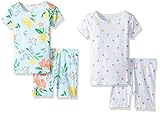 Carter's Baby Girls' 4 Pc Cotton 331g082 Print 9 Months [並行輸入品]