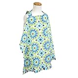Trend Lab Waverly Solar Flair Nursing Cover, Blue/Green by Trend Lab