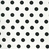 Trend Lab Kids Infant Newborn Crib Sheet - Black And White Dot Print Flannel by Trend Lab