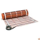 Suntouch ( 120 V )床熱マット35 Sq Ft、24 " x17.5 '設定可能なスペースに合わせて、贅沢と快適に部屋を任意追加、メッシュデザインでのFast and Easyワンステ