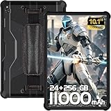 LMHTRADE RT9 頑丈なタブレット 10.1インチ HDディスプレイ 24GB RAM 256GB 防水タブレット 11000mAh バッテリー Android 14.0