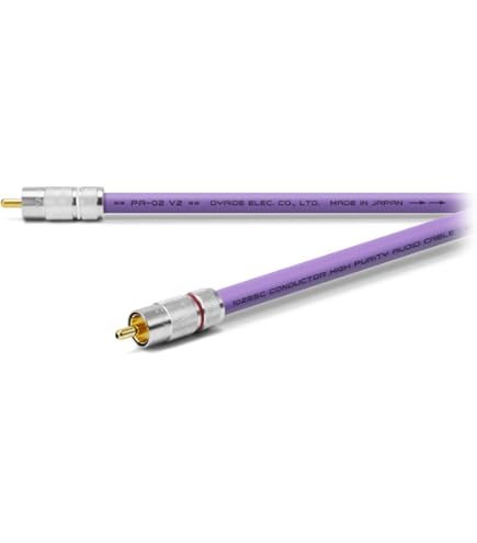 Amazon.co.jp: OYAIDE PA-02 TR V2 1.0m RCA インターコネクトケーブル