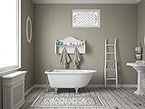 55 "鋳鉄Rolled Rim Tub with 3 3 / 8 "壁holes- "キャロル" TC55RRCICP-3