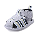 (カエルフロッグ)ベビーサンダル　男の子の赤ちゃん　涼しいサンダル 軽量　柔らかいサンダル　男児 サンダル　快適　マジックテープ付け　ボーイズベビーサンダル　ソフト底のサンダル　歩行靴　綿布　グレー　