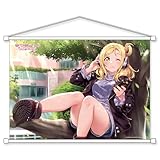 KADOKAWA ラブライブ！サンシャイン！！ B2タペストリー Aqours 鞠莉［２］ B2 レアスエード（ポリエステル100％）