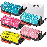バウストア EPSON SAT-6CL サツマイモ 互換インクカートリッジ ブラック以外 10個セット EP-712A EP-713A EP-714A EP-715A EP-716A EP-812A EP-813A EP-814A EP-815A EP-816A