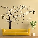 DecalGalore Large Family Memory Tree Wall Decal History Decor Mural for Home Bedroom Living Room Ste