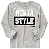 クレイジーエイト Crazy 8/ ニンジャスタイルティ ヘザー グレー トップス長袖Tシャツ L【並行輸入】
