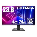 I-O DATA ゲーミングモニター 23.8型 75Hz 4ms VAパネル フレームレス PS4 HDMI×2 DP×1 EX-LDF2