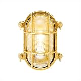 オンリーワン　真鍮製ポーチライト　BH2036　CL LE　クリアーガラス（LED仕様）　GI1-700222　【エクステリア照明 マリンライト】