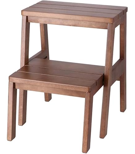 Amazon｜[光大] 踏み台 木製 【耐荷重100㎏】 日本製 2段 ひのき