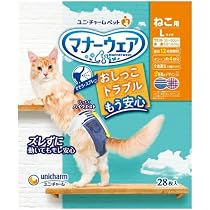 Amazon | ユニ・チャーム マナーウェア ねこ用 Mサイズ 36枚 | マナー