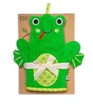 ズッキーニ (Zoocchini)【日本正規品】お風呂ミトン カエルのフリッピーくん グリーン 1枚セット ZOO9007