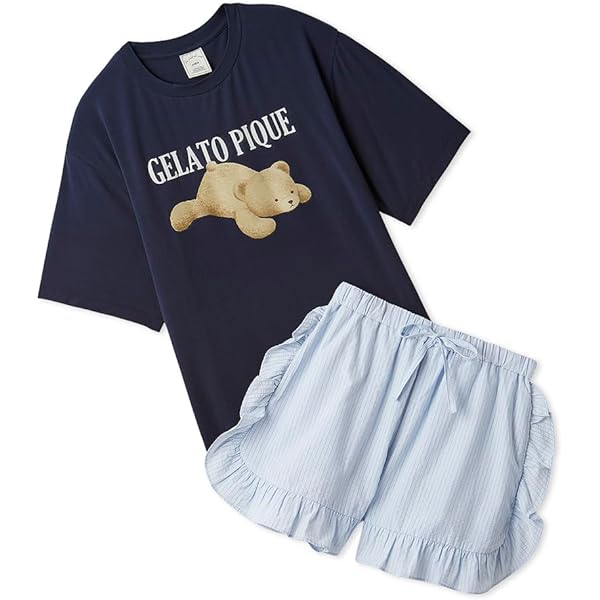 Amazon | [ジェラート ピケ] EC限定 CAT柄ワンポイントTシャツ