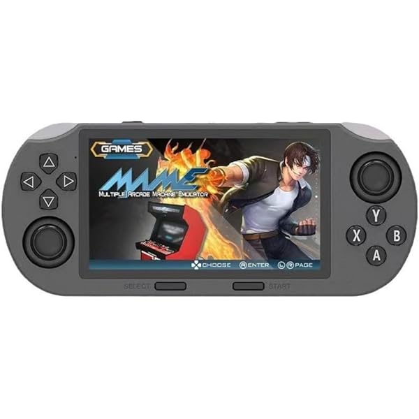 Amazon.co.jp: ハンドヘルドレトロゲームコンソール、4.5インチ854x480