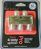 Digital 4-Way Splitter General Electric [並行輸入品]