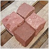 ピンコロ1丁 赤 レッドサンド 砂岩 90×90×90mm 30個セット