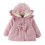女の子の赤ちゃんのコットンコート冬暖かいジャケット・アウターウェア