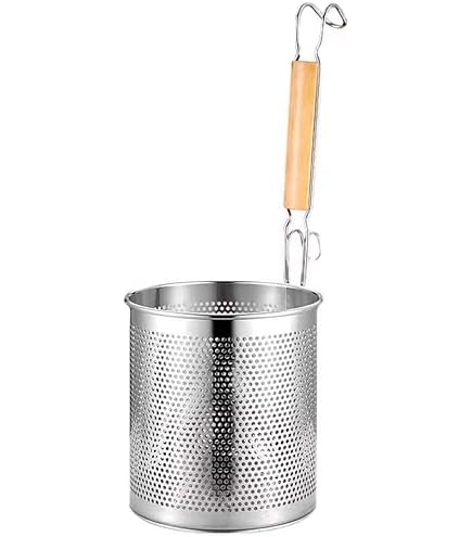 麺類　湯ぎり　てぼ　12個セット Amazon | 業務用 ラーメンてぼ キッチン用品 うどん 12cm 丸 湯切り