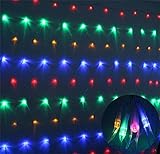 LUCKY CLOVER-A クリスマスネットランタン10 * 8 m 2600 LEDナイトライト防水オフィス幼稚園の家族のカーテンガーデンカーニバルパーティー結婚式の装飾の贈り物