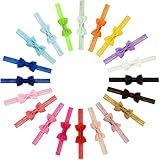 gbateri 20個赤ちゃん女の子ヘアリボンヘアバンド伸縮性ヘッドバンドwith 2.7 "ヘアリボン