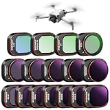 NEEWER ND & CPL & エフェクトフィルターセット コンパチブル DJI Mini 4 Pro 16枚 HD ND16 ND32 ND64 ND128 ND256 ND512 ND1000 ND16/PL ND32/PL ND64/PL ND128/PL ND256/PL/UV/CPL/LPR/ブラック拡散1/4フィルター 減光 特殊効果