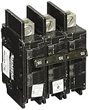Siemens bq3b100l 100-amp 3つポール240ボルト10 kAIC Lug in / LugアウトBreaker