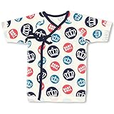 ベビードール ベビー肌着 水玉(新生児用/短肌着) 子供服 50-60cm ネイビー
